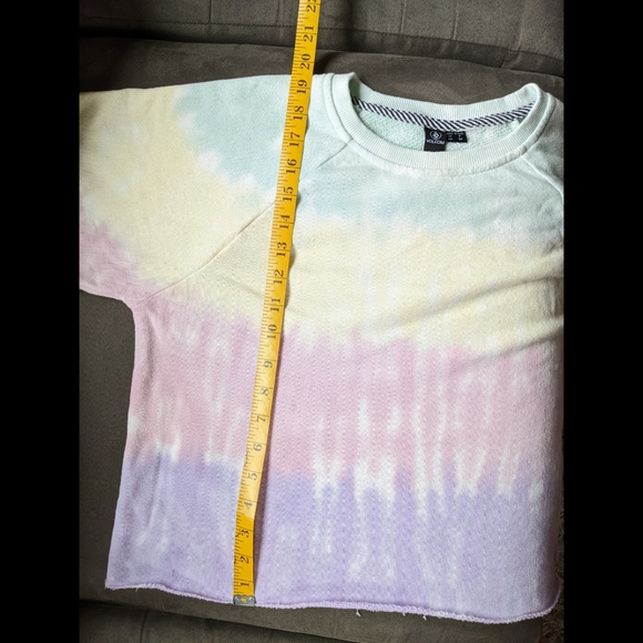 Volcom Sweatshirt Tee Pastel Tie Dye - Picture 2 of 5